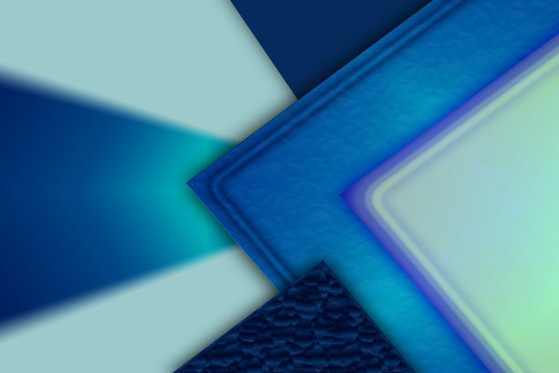 抽象的蓝色阴影背景，现代横幅设计。图片下载