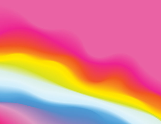 背景鲜明的色彩和波浪图片下载