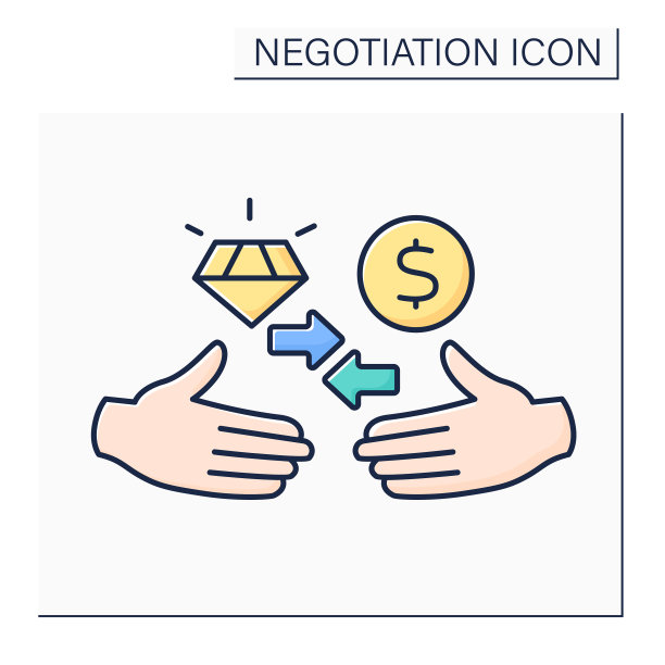 互相吹捧彩色图标图片下载