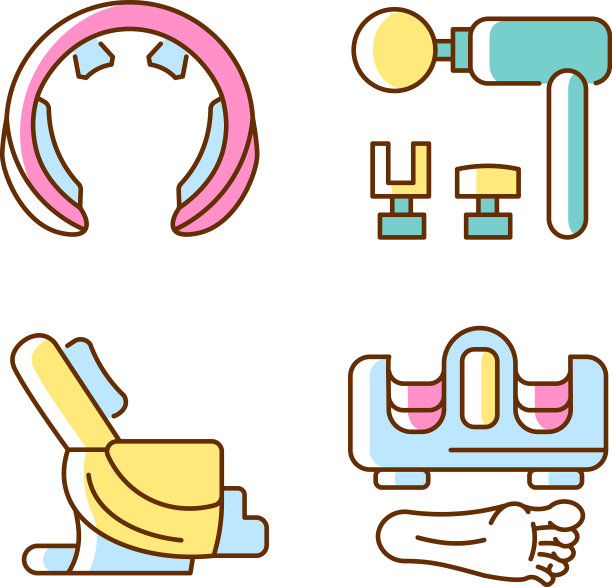 振动按摩器RGB颜色图标设置图片下载