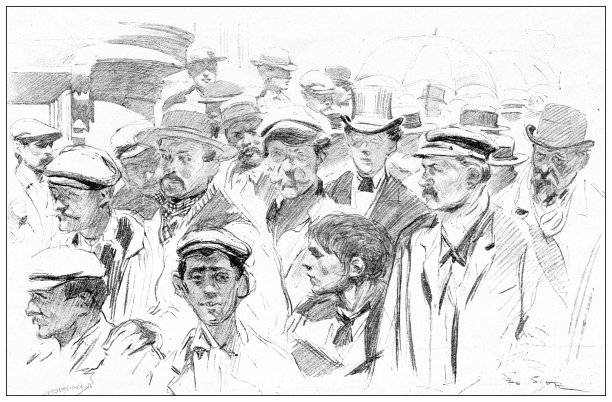 古董插图:巴黎歌剧院免费入场图片下载