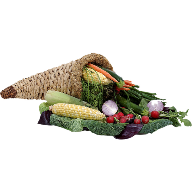 竹篓里的玉米胡萝卜洋葱蔬菜图片下载