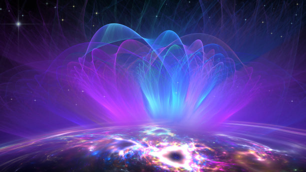 奇妙的外星星球，科幻插画图片下载