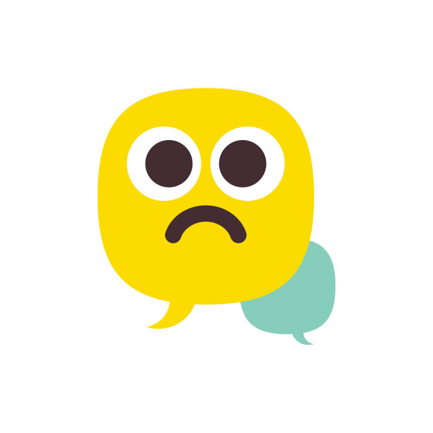 语音泡泡上的表情符号图片下载