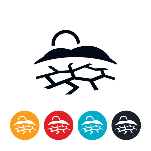 沙漠干旱图标图片下载