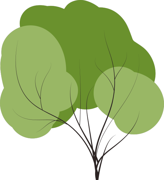 树设置在涂鸦任何季节冬季春天图片下载