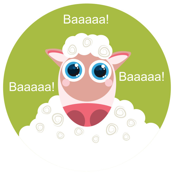 卡哇伊羊毛的绵羊图片下载