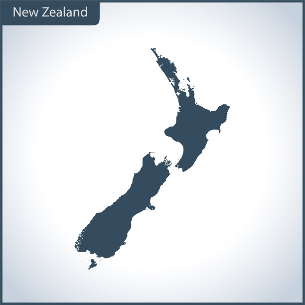 新西兰的地图图片下载