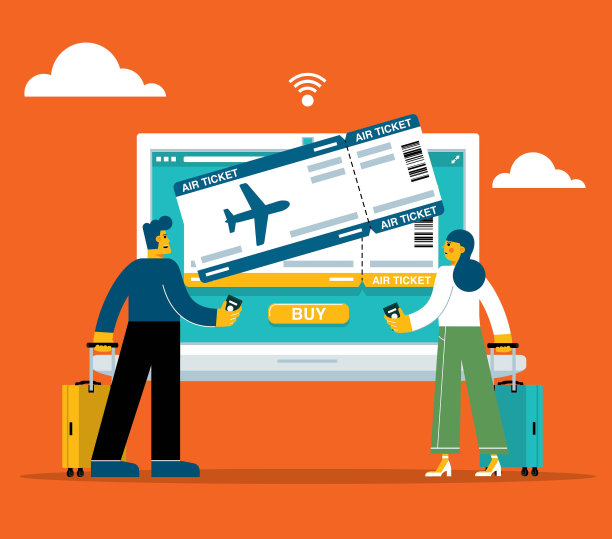 旅行机票-使用笔记本电脑图片下载