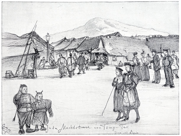 九州，中国市场街图片下载