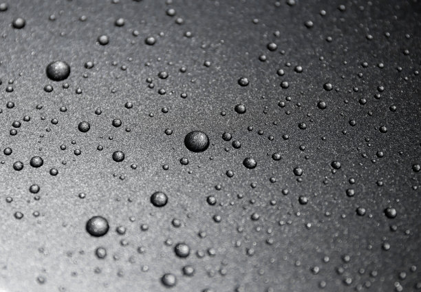 水滴在黑色背景接近图片下载