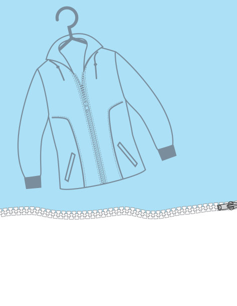 冬衣驱动慈善概念海报模板与拷贝空间图片下载