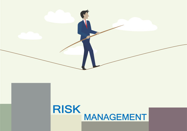 商人在风险管理的概念。图片下载