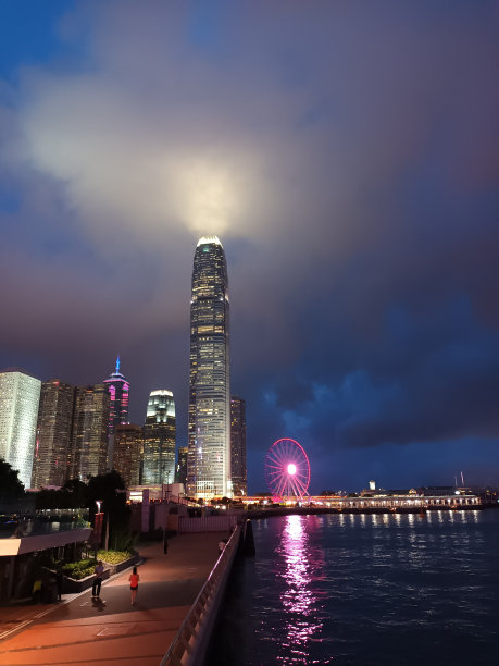 灯光之都香港图片下载