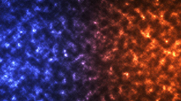 宇宙的壁纸，空间，明亮的恒星与星云。耀眼的星尘银河宇宙飞船夜空中有许多星星。，背景是抽象的冷星云和热星云图片下载