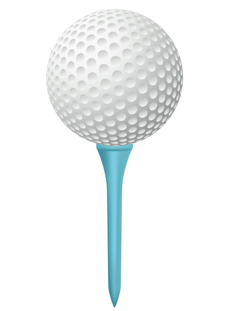 彩色的高尔夫球图片下载