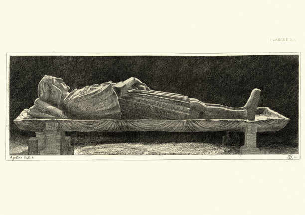 中世纪意大利雕塑，班巴哈的加斯顿福瓦雕像图片下载