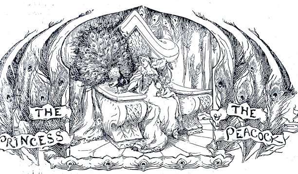 公主和孔雀图片下载