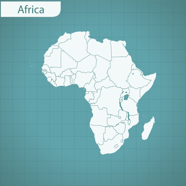 非洲地图图片下载