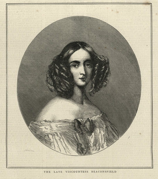 玛丽·安妮·迪斯雷利画像，比肯斯菲尔德第一子爵夫人图片下载