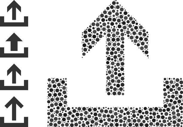 点上传拼贴的圆点和奖金图片下载