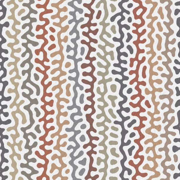 石膏无缝纹理与民族图案，垃圾纹理，墙模板，混凝土背景，3d插图图片下载