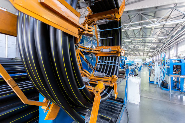 输送塑料管材聚合物生产线图片下载