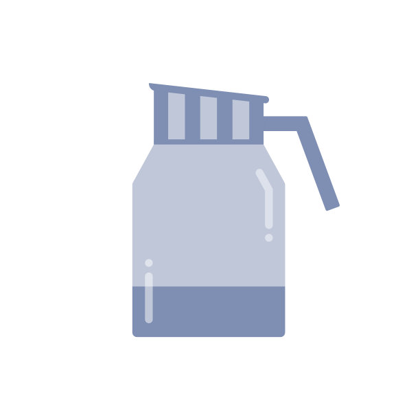 保温瓶水壶，图标，矢量。图片下载