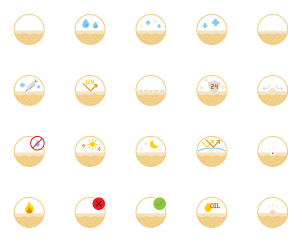 集皮肤图标，表皮，皮肤护理图片下载