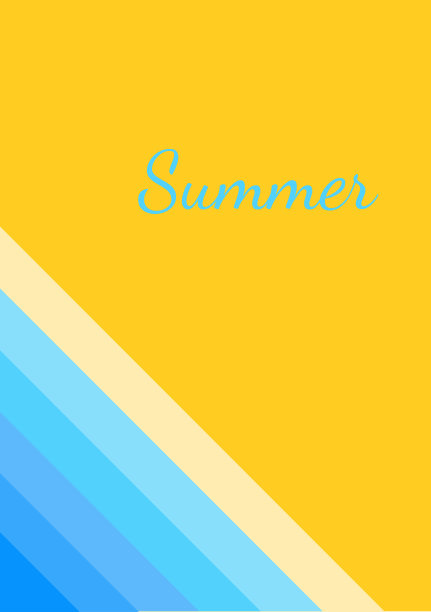 夏季极简海报概念。时尚封面模板。完美的背景海报，封面艺术，传单，横幅。矢量图图片下载