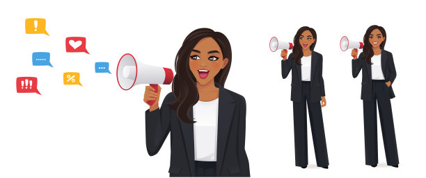 优雅的商务女性图片下载