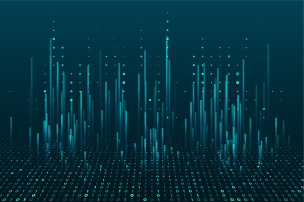 抽象大数据可视化。图片下载