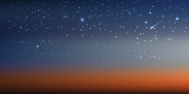 带有星星的魔法天空背景图片下载