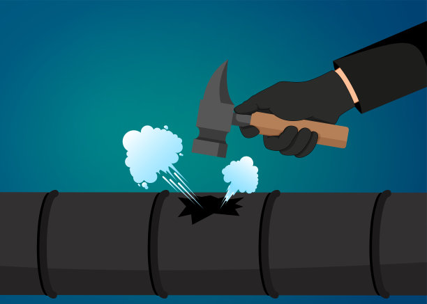 北溪和天然气泄漏。图片下载