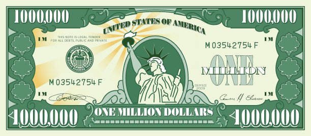 百万美元货币图片下载