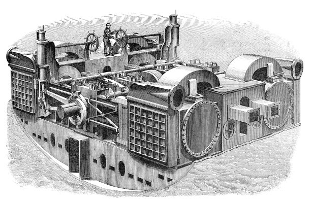 大东方蒸汽船的螺旋发动机，詹姆斯·瓦特图片下载