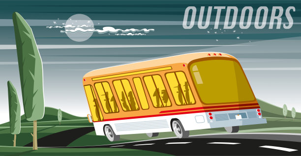 客运巴士图片下载