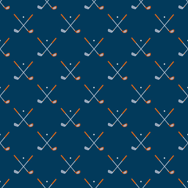 高尔夫父亲节无缝模式图片下载