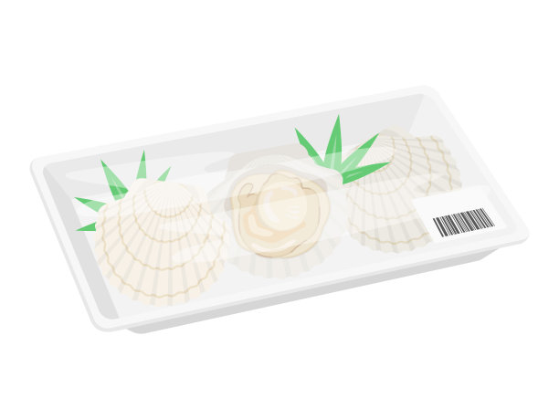 一包扇贝。图片下载