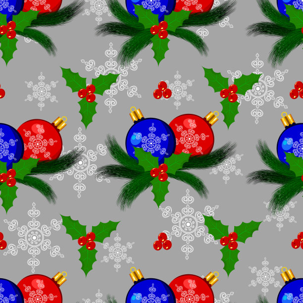 圣诞节无缝的背景图片下载