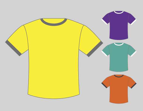 T恤模板图片下载