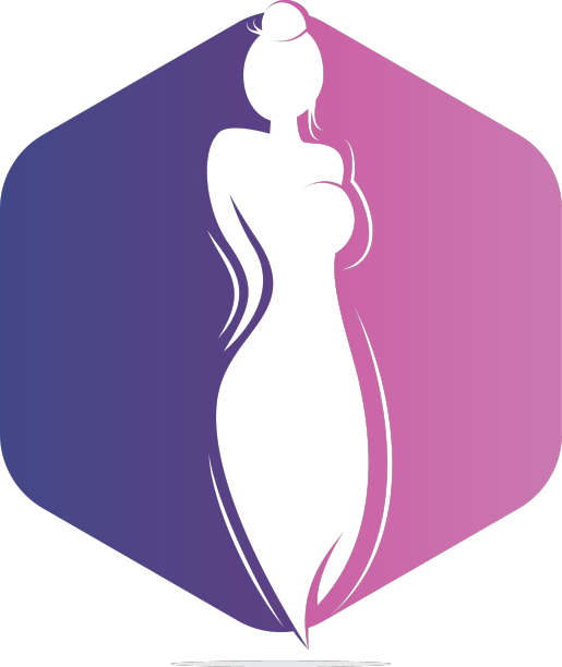 美丽的时尚女性标志设计模板图片下载