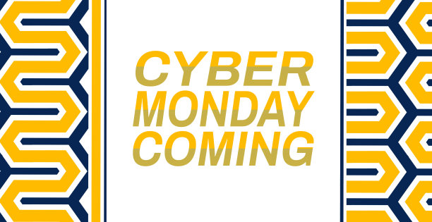 网络星期一即将到来的概念横幅，时尚的横幅风格，活动招牌，网络星期一销售回扣横幅广告。项目插图图片下载