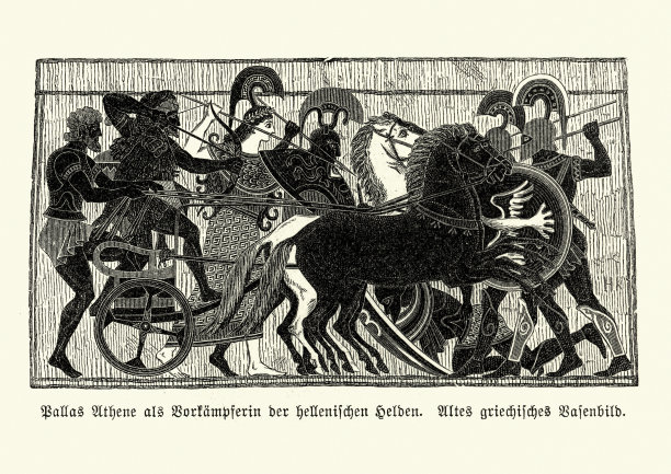 古希腊神话，智慧和战争女神雅典娜图片下载