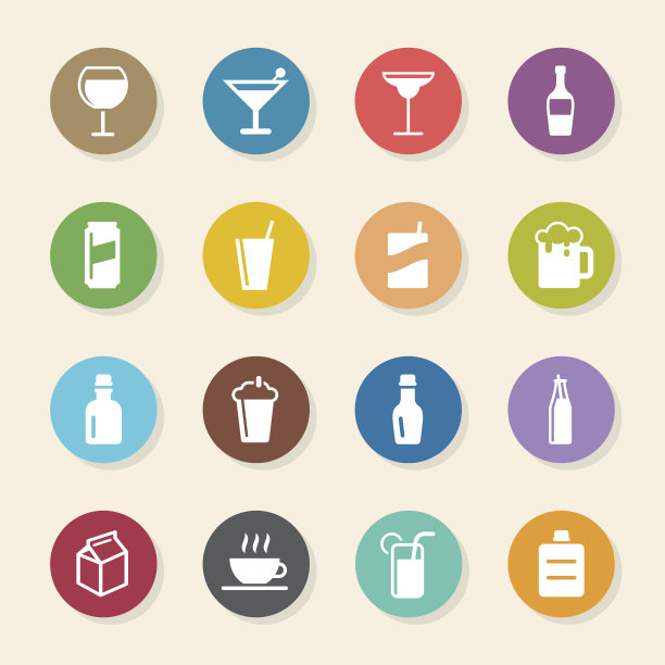 饮料图标设置3 -色圈系列图片下载