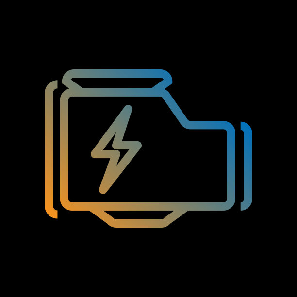 汽车引擎线图标，轮廓矢量符号图片下载