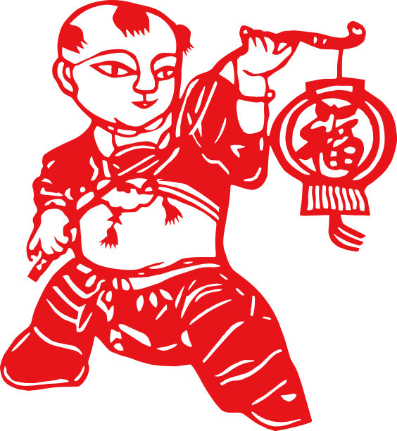 中国传统春节“福”贴图片下载