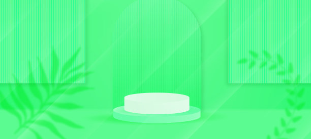 绿色渐变演播室背景图片下载