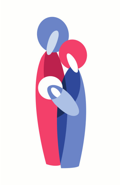 抽象的基督诞生的场景图片下载