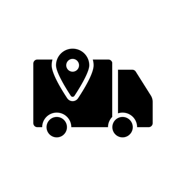 在线订单跟踪固体图标。设计适用于网页，移动应用程序，UI, UX和GUI设计。图片下载